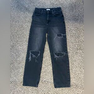 🖤 Forever 21 Charcoal Denim Jeans Distressed 🖤